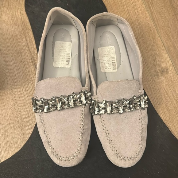 Gently used grey karl lagerfeld loafers - Picture 1 of 3